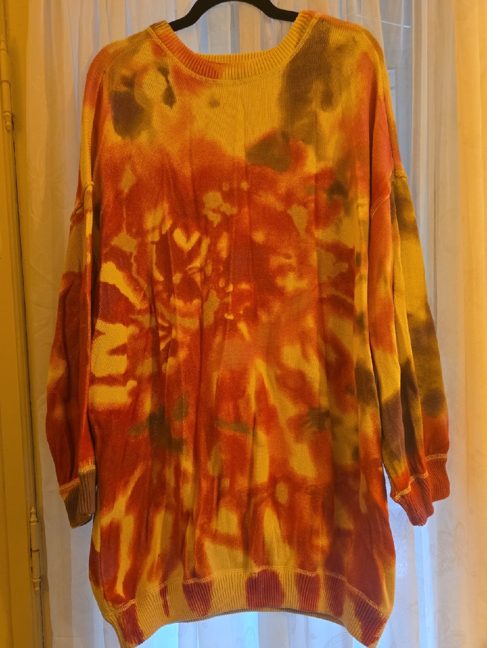 NATURAL LIFE Yellow Knit Sweater Top